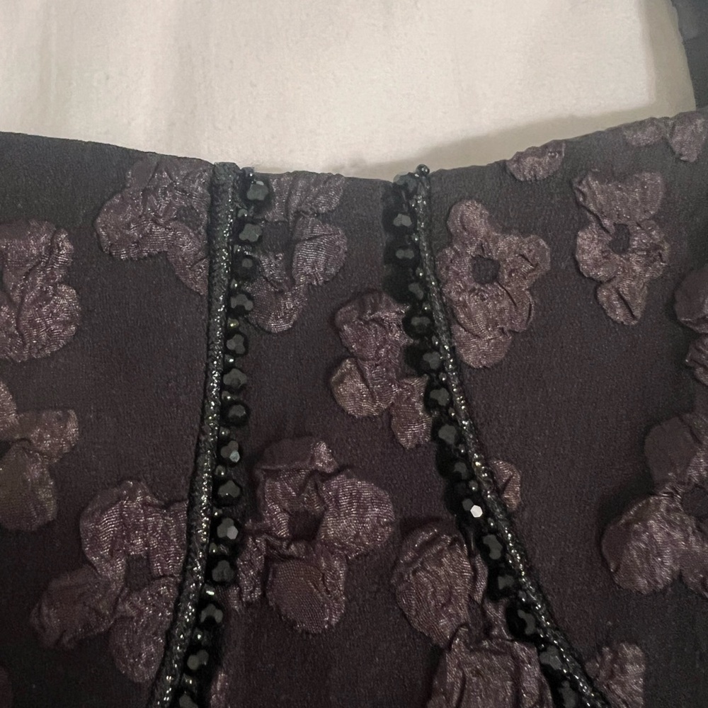 Formal dinner black dress.